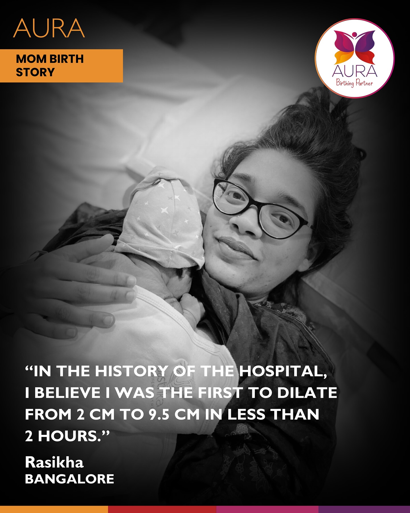 Durga sharing her struggle, two miscarriages, and the joy of becoming a mother.